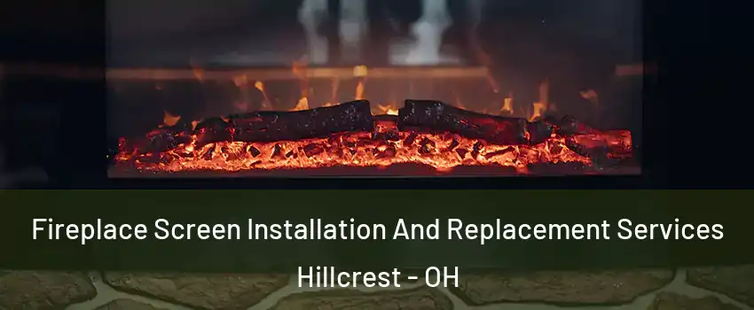 Fireplace Screen Installation And Replacement Services Hillcrest - OH