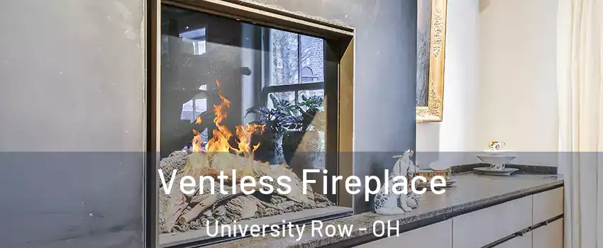 Ventless Fireplace University Row - OH